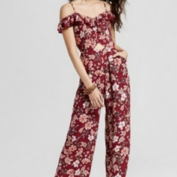 Xhilaration Pants - Target Floral jumpsuit, XS